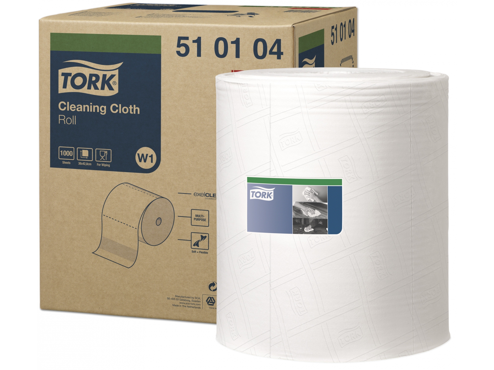 Czyściwo TORK 510104 Wielozadaniowe 380mb White